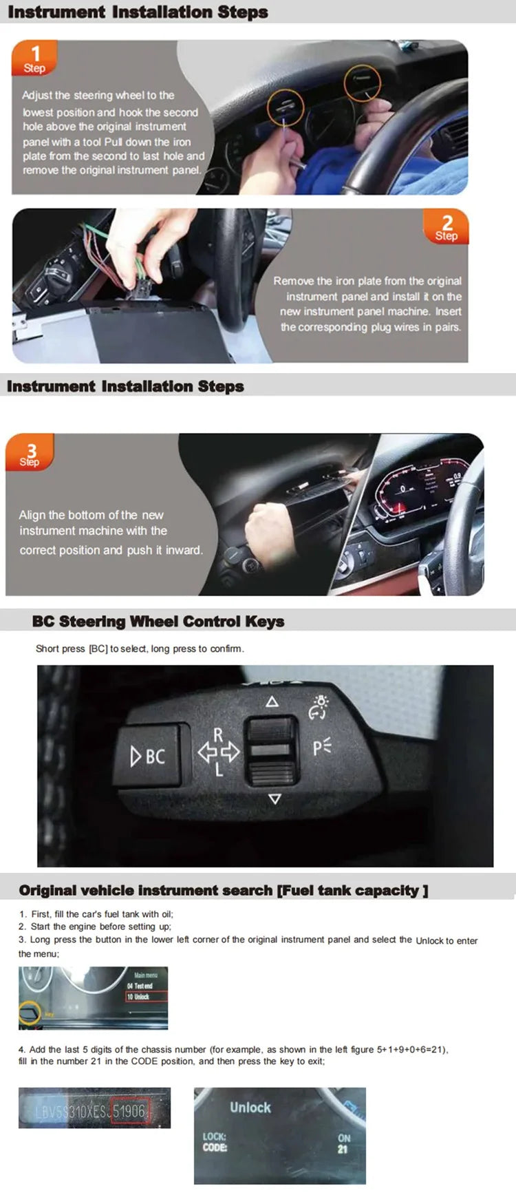 Digital instrument cluster for BMW X5 E70 X6 E71 2006-2013 CCC CIC Odometer,HUD instrument cluster, speedometer cluster 12.3'' sayaragear