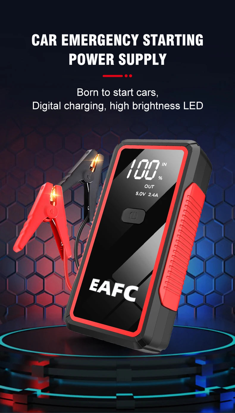 Power Bank 2000A/600A 12V Car Battery Jump Starter Portable Charger Petrol Diesel Auto Starting Device Booster Emergency Starter sayaragear