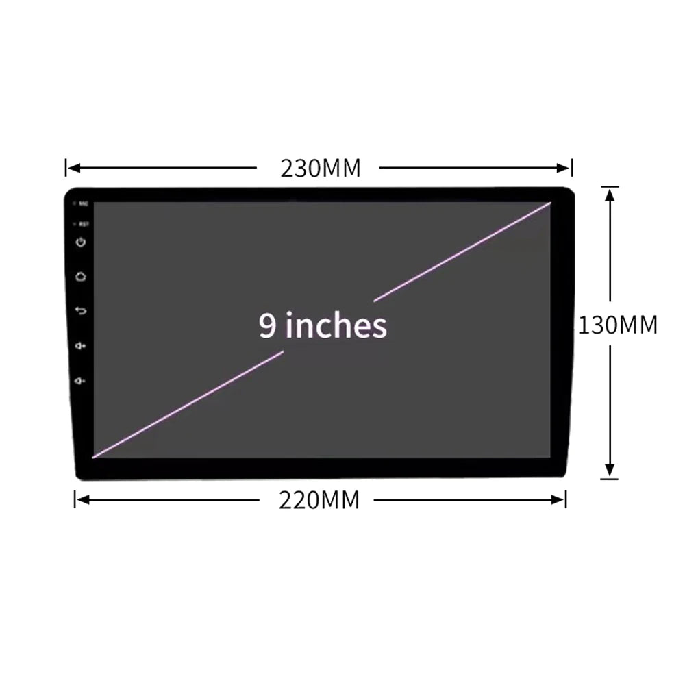 HAOCHEN 2din 9 Inch Car Radio Fascias Frame For DODGE Avenger  2008-2010 car radio Stereo Panel Dashboard Installation Trim sayaragear