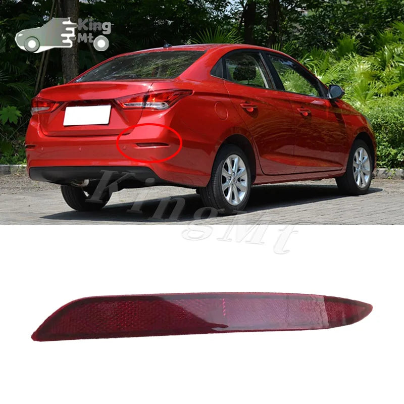 For Changan Alsvin Rear Bumper Fog Light Reflector Stop Light Rear Fog Light Foglamp Brake Lamp Warning Lamp Frame Cover sayaragear