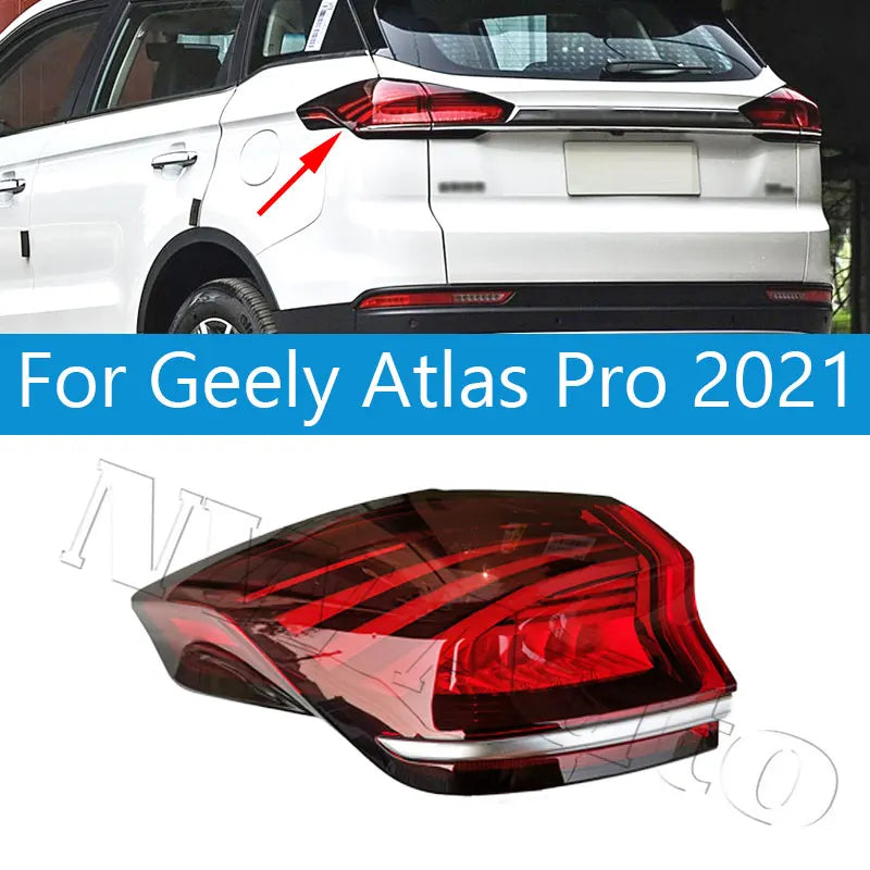 Rear Bumper Light Tail light For Geely Atlas Pro Boyue Pro Azkarra 2021 Trunk Lid Light Turn Signal sayaragear