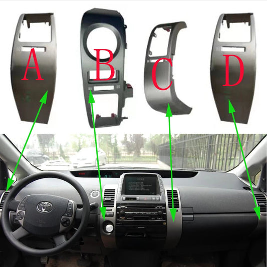 Car Center Inner A/C Dash Air Vent Cover Trim For Toyota Prius 2004 2005 2006 2007 2008 2009 Accessories Air-condition Panel sayaragear