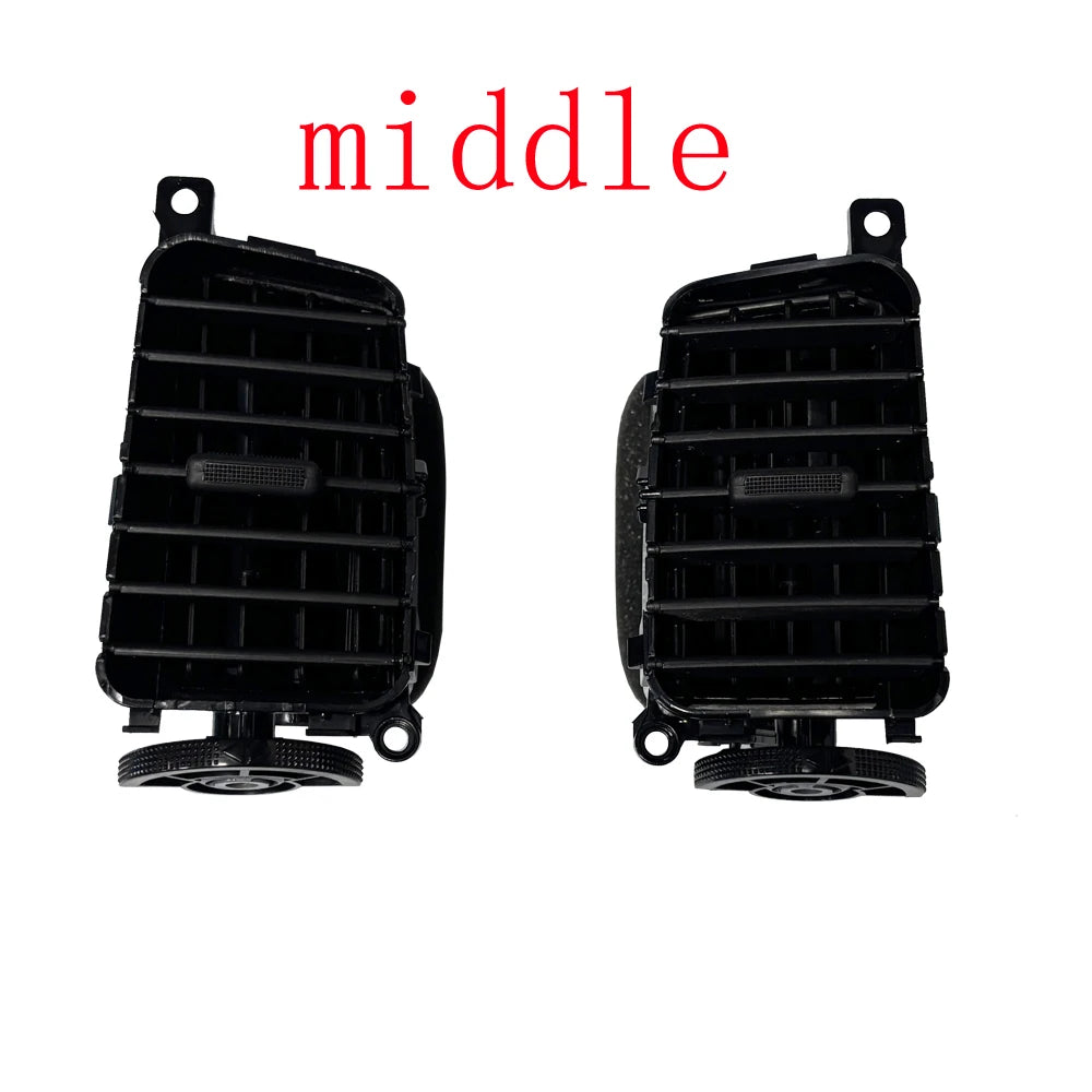 2Pcs Front Central Dashboard Air Vent Outlet Grill Panel For Hyundai Accent Hatchback 2006-2011 974101E000 974201E000 sayaragear