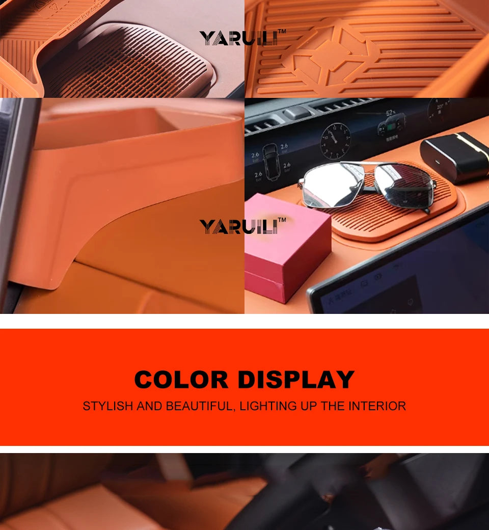 For Jetour G700 2025 2026 Car Screen Rear Silicone Storage Box Storage Sundries Box Interior Stowing Accessories sayaragear