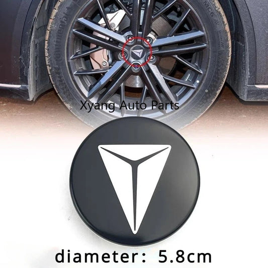 Wheel Decorative Cover Assembly, Core Cover, Hub Middle Cover, Caps Original For Changan Deepal SL03 sayaragear