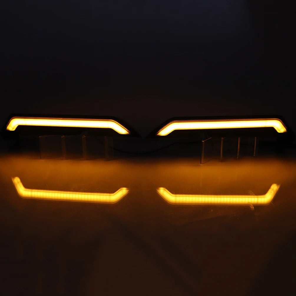 Fit for Jeep Wrangler JL JK 2007-2023 LED Tail Wing Roof Light LED Brake Light/Driving light/Turn Signal Light/Reversing Light sayaragear