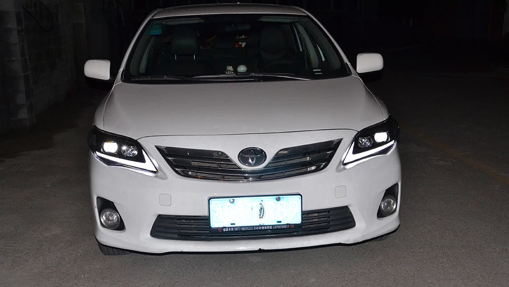 VLAND Led Daytime Running Light For Toyota Corolla 2011 2012 2013 Auto DRL Headlight Front Cover Fog Lamp Car Accessorie sayaragear