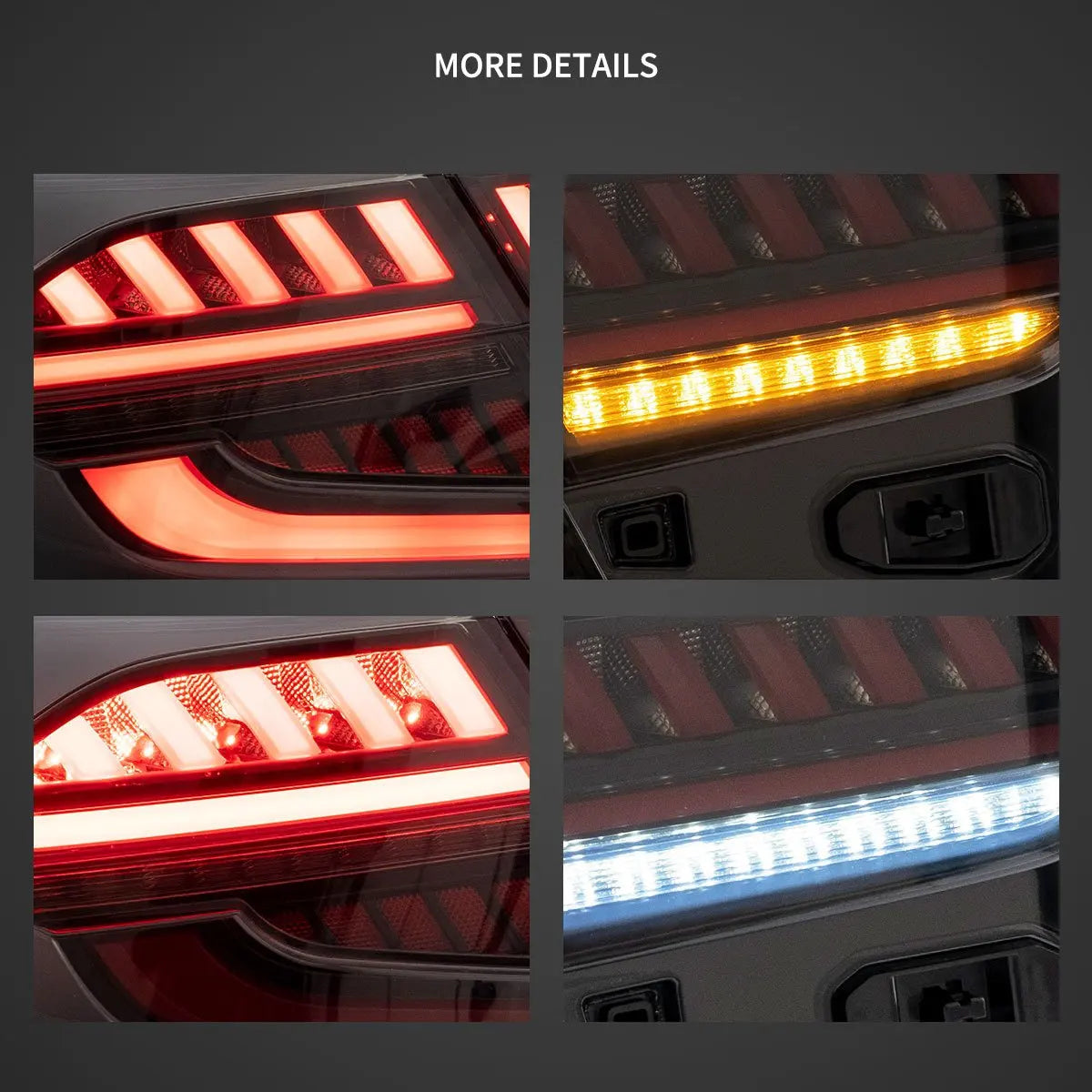 Vland 2018-2022 Accord 10th Gen Full LED Tail Lights With Dynamic Welcome Lighting sayaragear