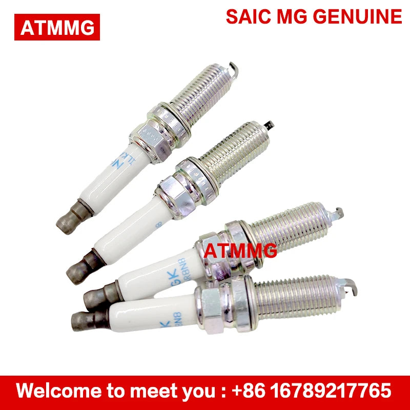 ATMMG For MG RX5 HS RX8 GS RX5MAX 2.0T engine spark plug  10162965 10273425 ILZKA8RG8 original 4pcs - sayaragear