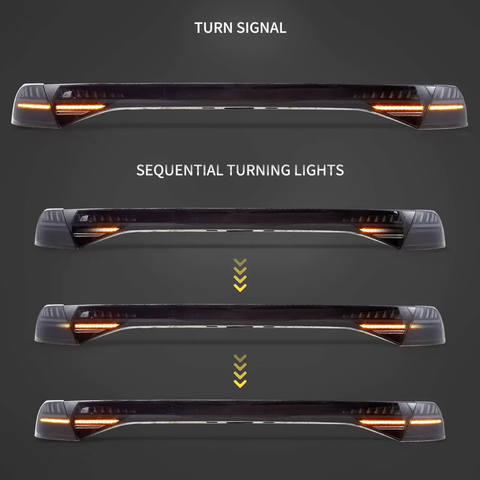 Vland 23-25 Accord Full LED Tail Lights Rear Lamps Assembly With Start-Up Animation sayaragear