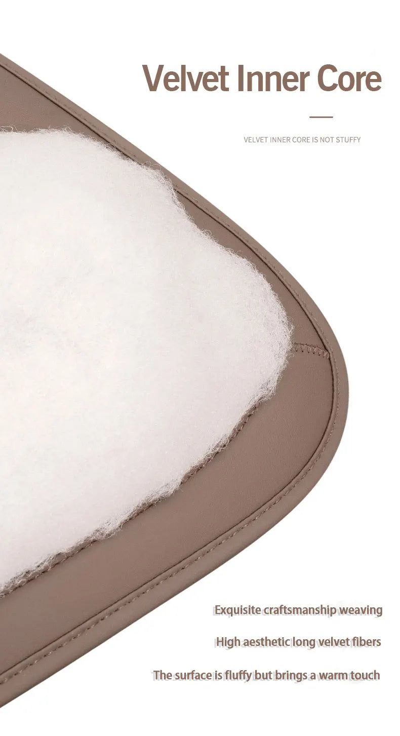 Universal Car Seat Cover Leather Cars Seat Waist Cushion Covers Four Season Auto Interior Seats  Protection Pad Car Accessorie sayaragear