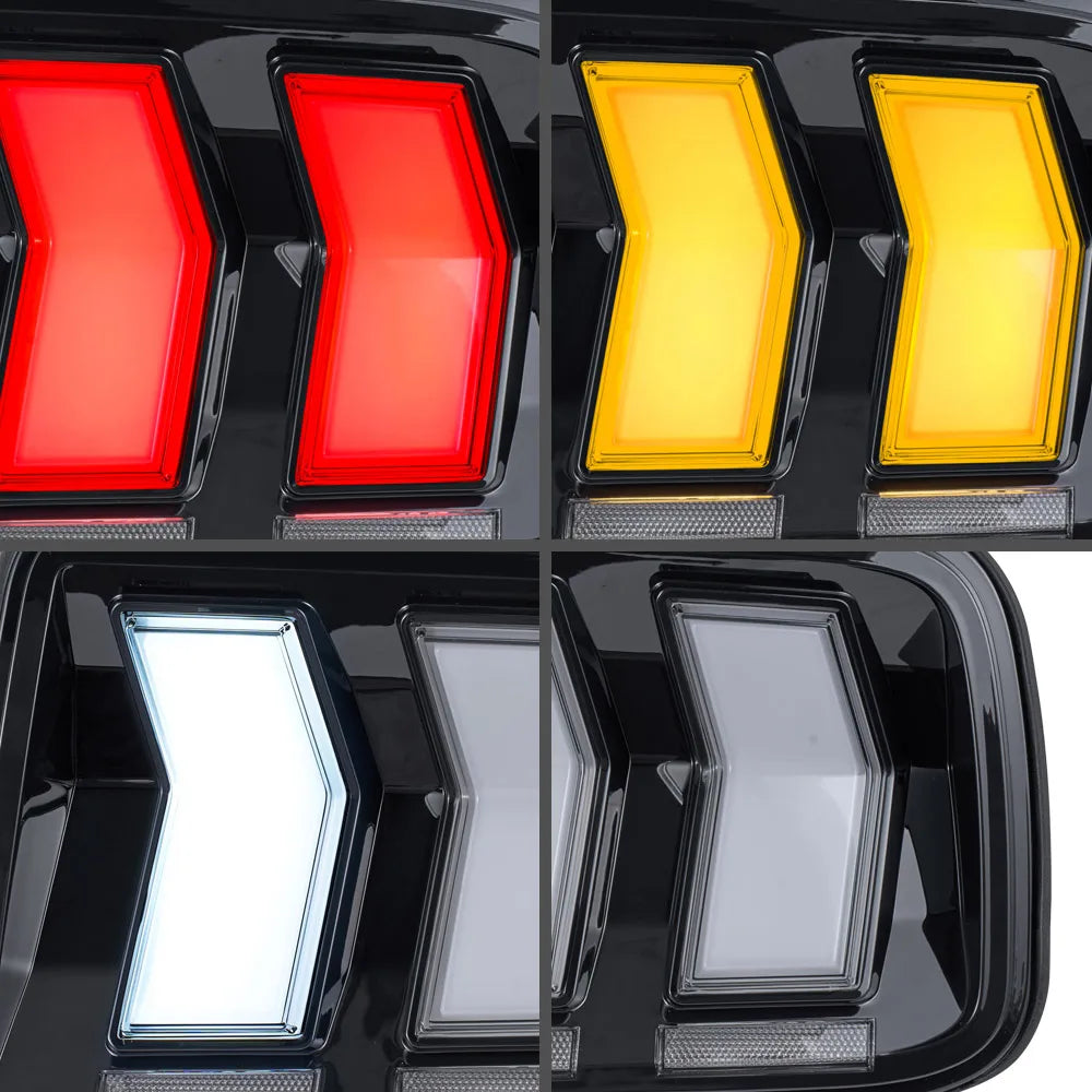 Vland Mustang 2005–2009 RGB LED Tail Lights with Sequential Turn Signal sayaragear
