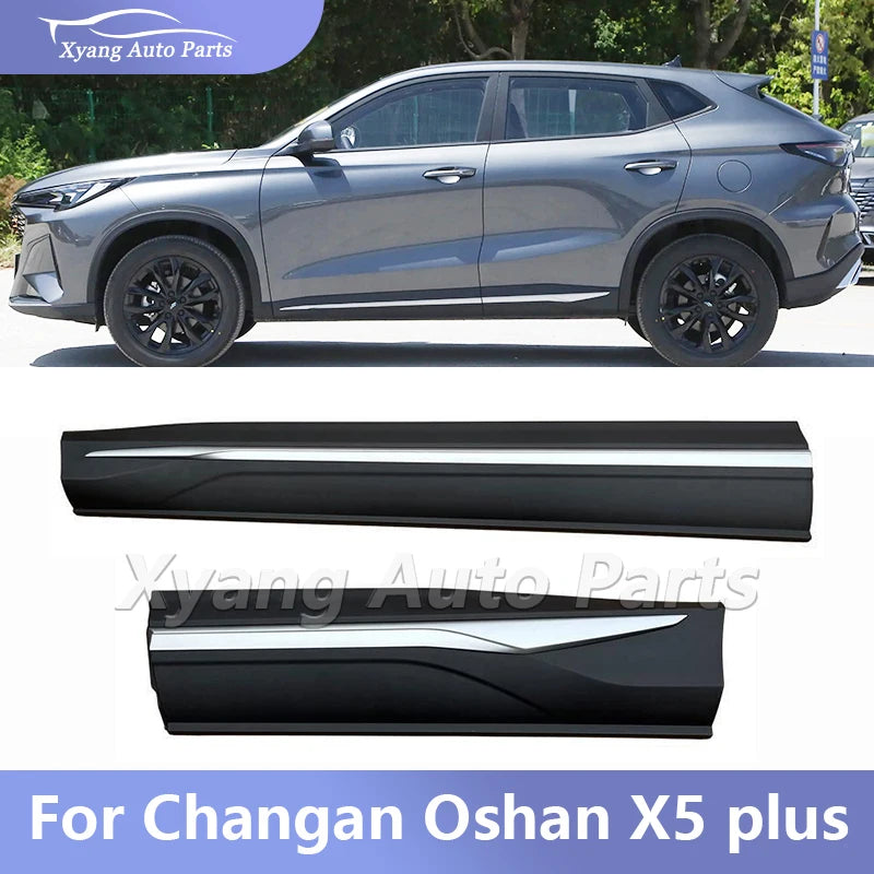 For Changan Oshan X5 PLUS Moulding Chrome Front Rear Door Garnish Anti-scratch Strip Trim Protector Pl sayaragear