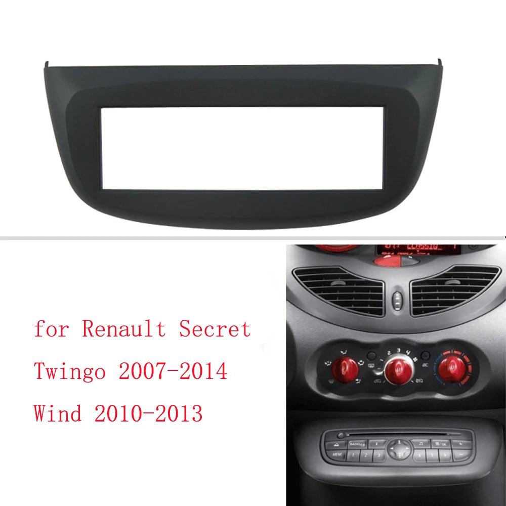 1Din Facia for Renault Secret Twingo 2007-2014,Wind 2010-2013 Radio DVD Stereo CD Panel Dash Kit Trim Fascia Face Plate Frame sayaragear