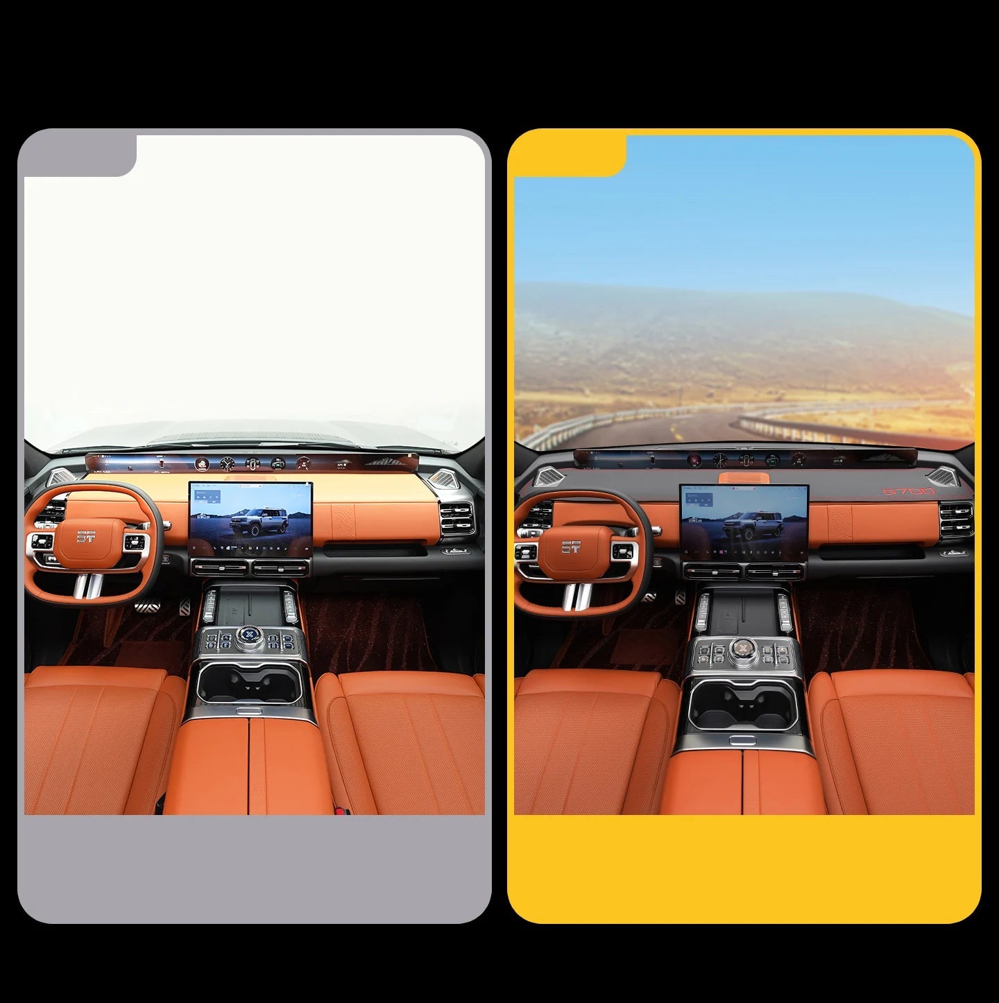 For Jetour G700 2025 2026 Car Styling Dash Mat Dashmat Leather Dashboard Cover Sun Shade Dash Board Cover Carpet Accessories sayaragear
