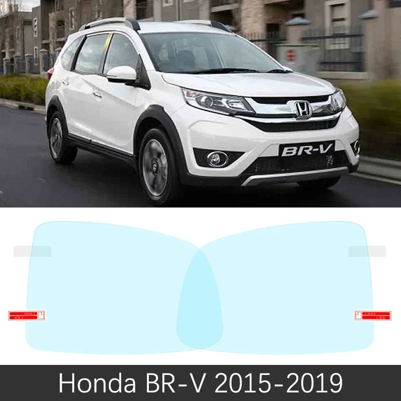 for Honda BR-V Full Cover Anti Fog Film Rearview Mirror Clear Films Car Accessories Stickers BRV BR V 2015 2016 2017 2018 2019 sayaragear