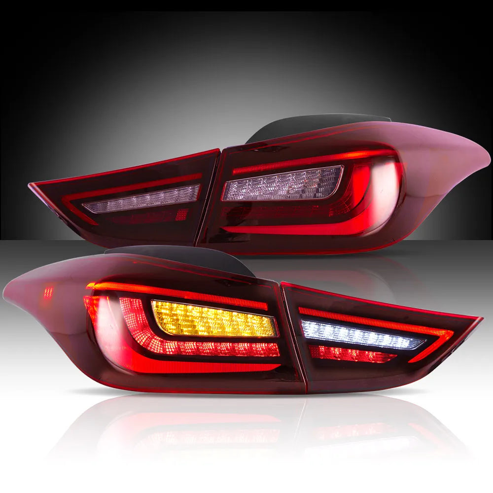 Vland 11-16 Elantra 5th Gen (MD/UD) LED Tail Lights With Sequential Turn Signal sayaragear