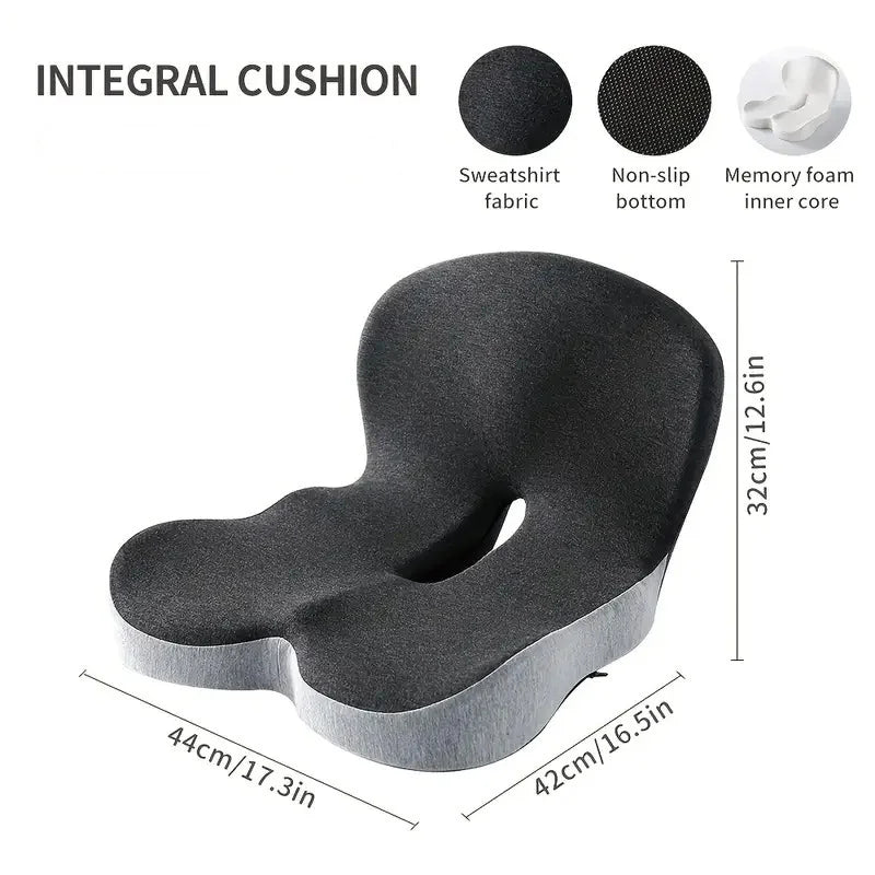 Memory Foam Cushion Interior Accessories Pillow Car Seat Waist Pillow Lumbar Support Office Pillow Chair Cushion sayaragear