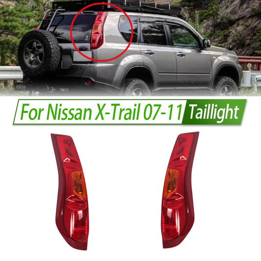 For Nissan X-Trail 07-11 Car Taillight Half Assy OEM Rear Lamp without Bulb Turn Signal Reverse Lamp Direct Fit Replacement sayaragear