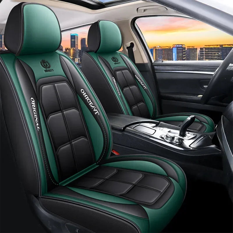 Car seat cushion Four Seasons universal new seat cover Leather seat cover Ice silk seat cushion Fully wrapped seat cushion sayaragear