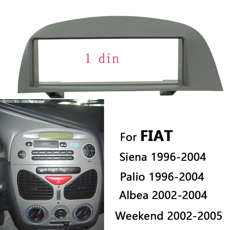 For Fiat Palio 1996-2004 Siena 2002-2004 Fascias Single-layer CD Card Machine Modification Bracket DVD Modification Face Frame sayaragear