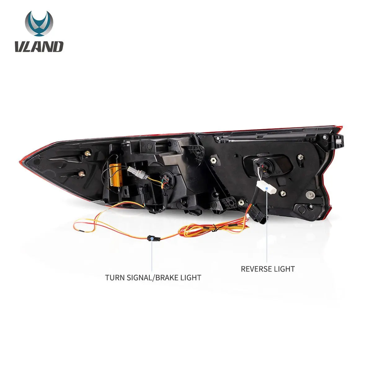 Vland 2018-2022 Accord 10th Gen Full LED Tail Lights With Dynamic Welcome Lighting sayaragear