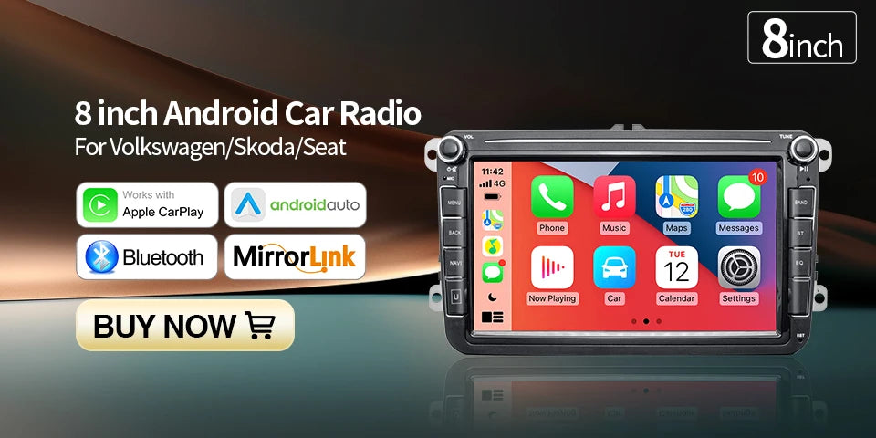GRANDnavi Android13 Car Radio GPS For VW Volkswagen Skoda Octavia Golf 5 6 Touran Passat B6 Polo Jetta 2Din Multimedia Player sayaragear