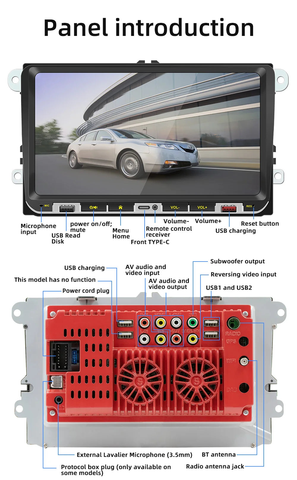 DuoDton 2 Din 9 inch Android Car Radio GPS 4G WiFi DSP Carplay For VW / Volkswagen Skoda Octavia golf 6 touran passat polo Jetta sayaragear