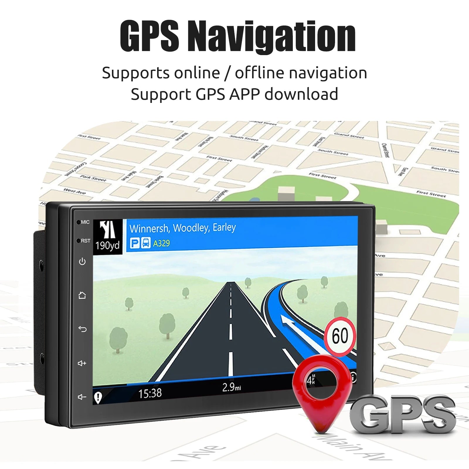ESSGOO 7 9 10" Car Radio Android Auto Carplay Car Stereo Multimedia Player Universal WIFI GPS Autoradio Car Intelligent Systems sayaragear