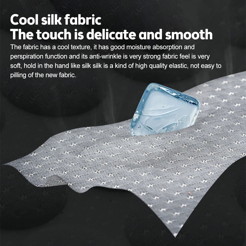 TIMOTRAS Car Cushion Summer Cool Cushion Ice Silk Seat Cover Car Cushion Seasonal Universal Cool Cushion sayaragear