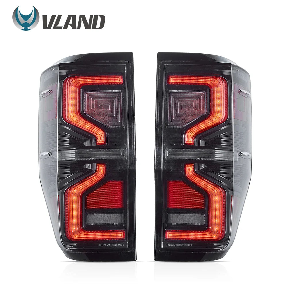 VLAND Taillight Assembly FIT FOR FORD RANGER 2012-2018 LED TAIL LAMP TAIL LAMP LED Running Light  LED Brake Light sayaragear