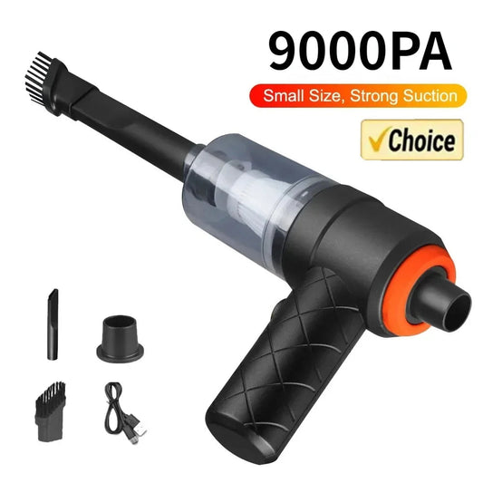 Wireless Car Vacuum Cleaner 120W Cordless Dust Handheld Auto Portabale Vacuum High-power Vacuum Cleaner For Home Office Car sayaragear
