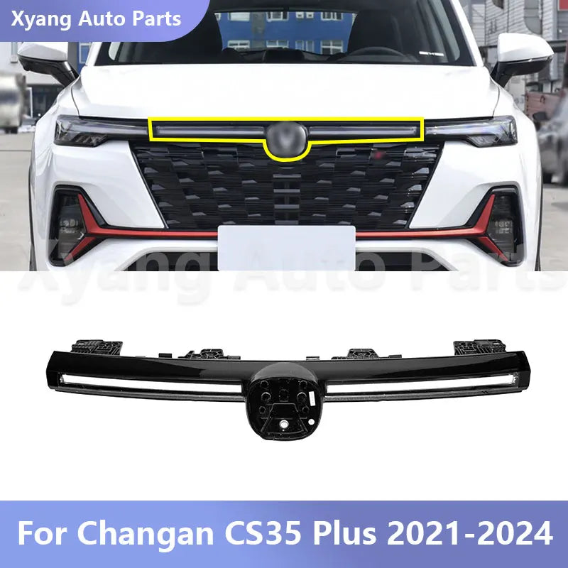 Car Front Through Light For Changan CS35 Plus 2021-2024 Front Middle Lamp Daytime Running Light 4102030-BQ10 sayaragear