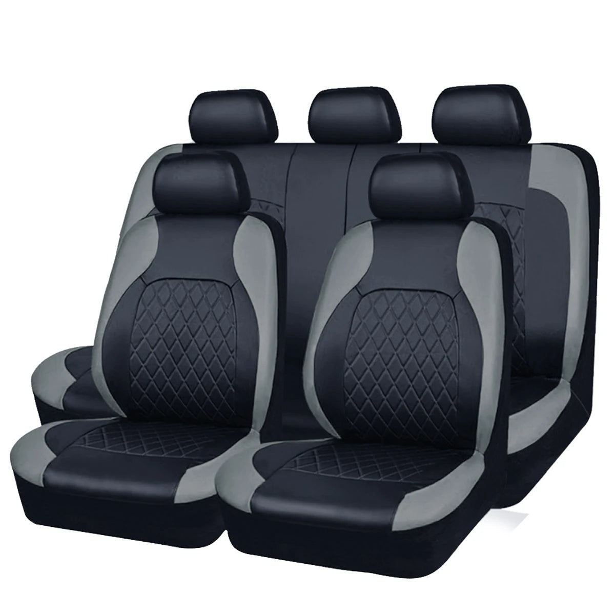 All Season Quited PU Leather Car Seat Cover Full Surrounded Seat Protector Waterproof Universal Fit Sedan Suv Pick-up Truck Seat sayaragear