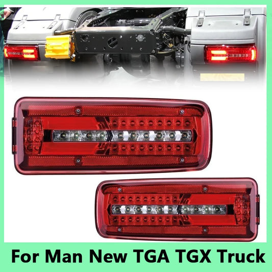 Car Accessories Tail Light For Man New TGA TGX Truck 81252256564 81252256563 81252256562 Led Rear Combination Lamp 24V LED - sayaragear