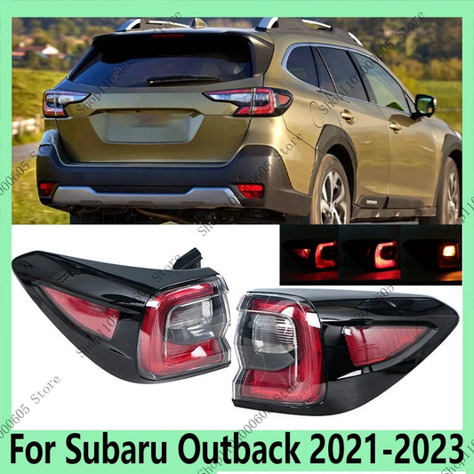 For Subaru Outback 2021-2023 Car Rear Bumper Outer Tail Light Stop Brake Fog Lamp 84201AN02A 84201AN02B 84201AN03A 84201AN03B - sayaragear