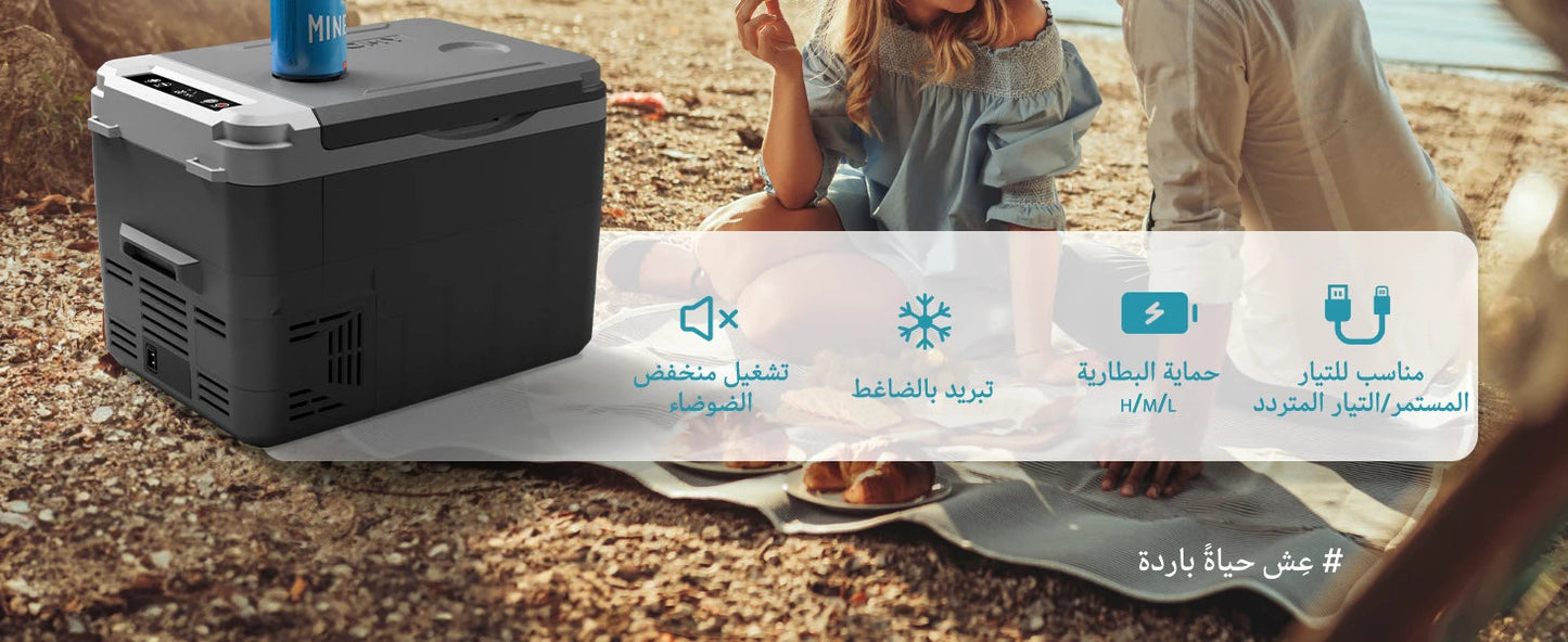 EUHOMY Portable Car Refrigerator, 10L/15L Capacity, -20℃~20℃ Temp, Mini Fridge Compact Freezer for RV Camping, Travel, Truck sayaragear