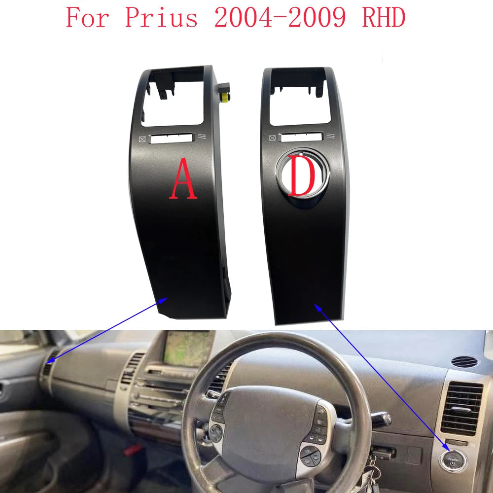 HAOCHEN For Prius 2004-2009 RHD Dashboard Air Vents Trim Frame For Prius 2004-2009 Air Conditioner Outlet Panel Cover air Fresh sayaragear