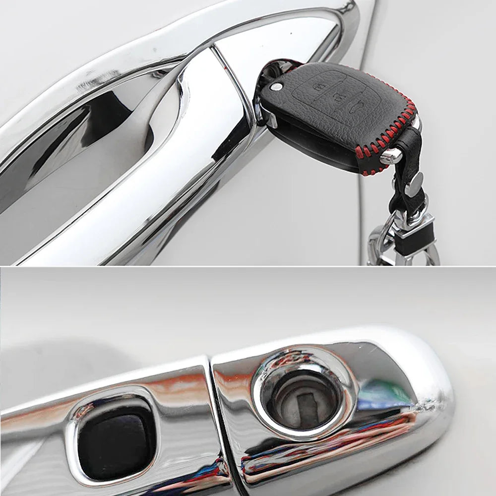 Luxury chrome door handle cover trim protection cover for Renault Koleos Samsung QM6 MK2 2017~2020  Car accessory sticker 2018 sayaragear