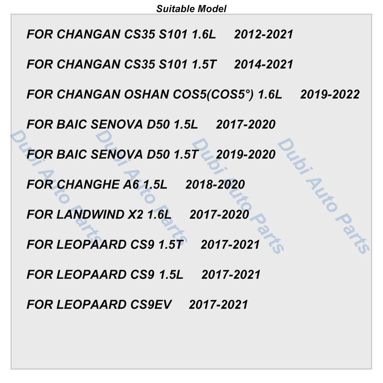 Rear Shock Absorbers For CHANGAN CS35 1.6L 2012-2021 1.5T 2014-2021 OSHAN COS5 BAIC SENOVA D50 CHANGHE A6 Suspension Shock Strut sayaragear