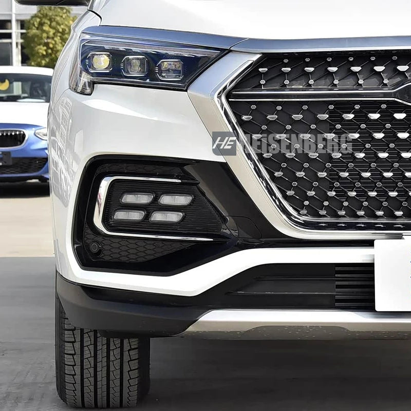 For Jetour X95 2020-2022 Front Bumper Fog Light Cover Fog Lamp Frame Fog Lamp Trim F08-2803513FL F08-2803514FL sayaragear