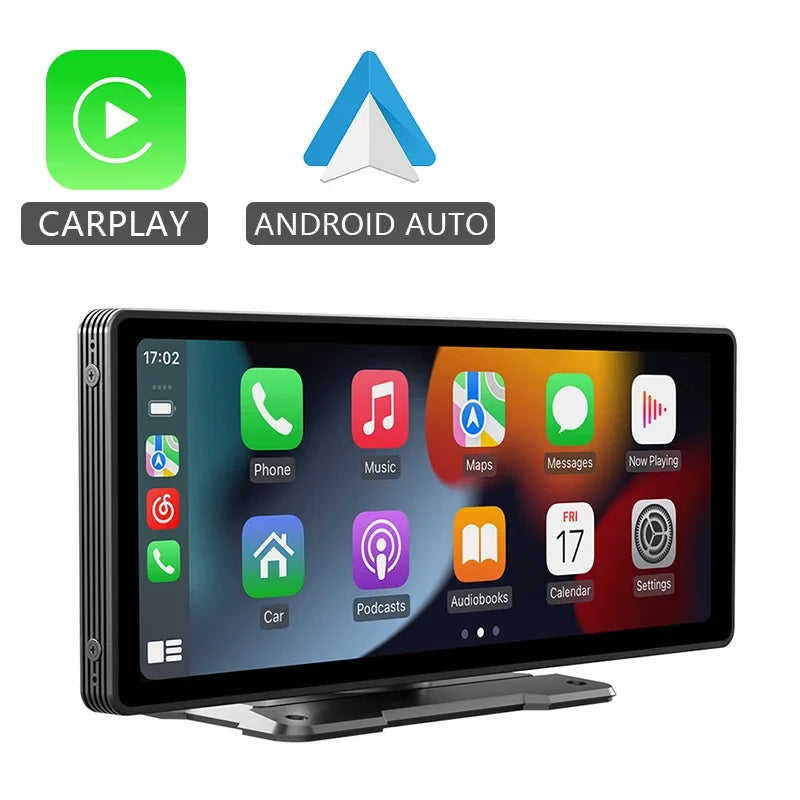 10.26"  Car Mirror Radio Multimedia Video Player Universal Wireless Carplay Android Auto Screen With Bluetooth AUX USB sayaragear