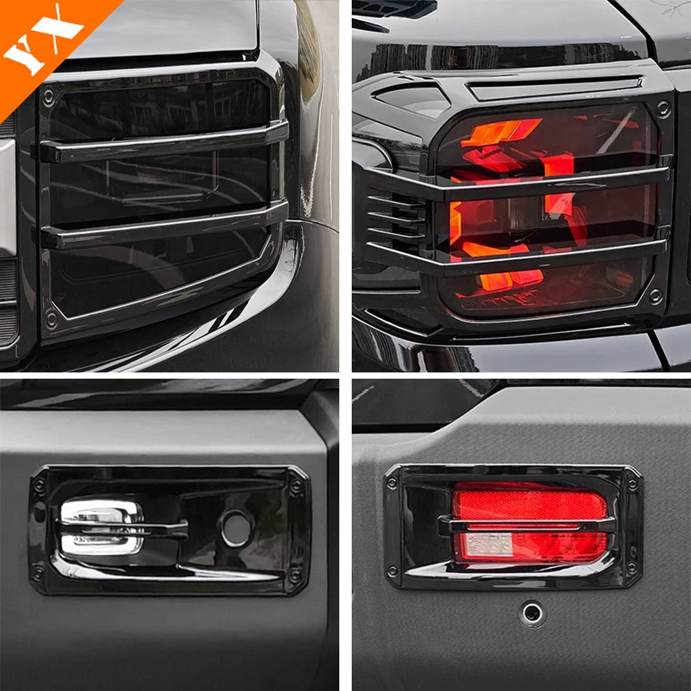 For Jetour Freedom T1 2025-2026 Car Plastic Tail Lights Cover Auto Front Rear Fog Light Frame Decoration Anti Hit/Scratch sayaragear