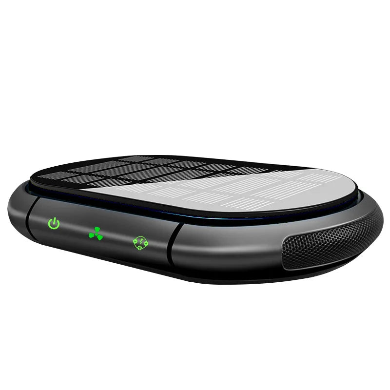 Solar Air Purifier Car Auto Negative Ion Generator USB Rechargeable Oxygen Bar Deodorization Formaldehyde Removal Air Purifier sayaragear