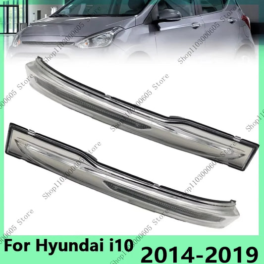 87613-B4000 87623-B4000 For Hyundai i10 2014-2019 LED Rearview Mirror Turn Signal Light Wing Indicator - sayaragear