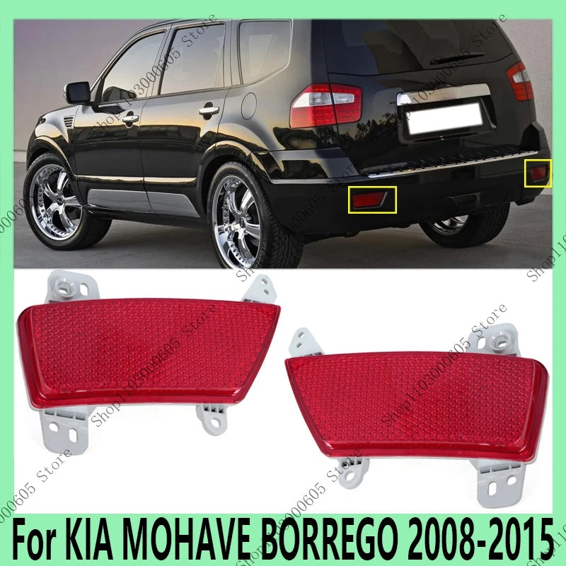For KIA MOHAVE BORREGO 2008 2009 2010 2011-2015 Automobile Accessories Rear Bumper Reflector Brake Light 924052J150 924062J150 sayaragear