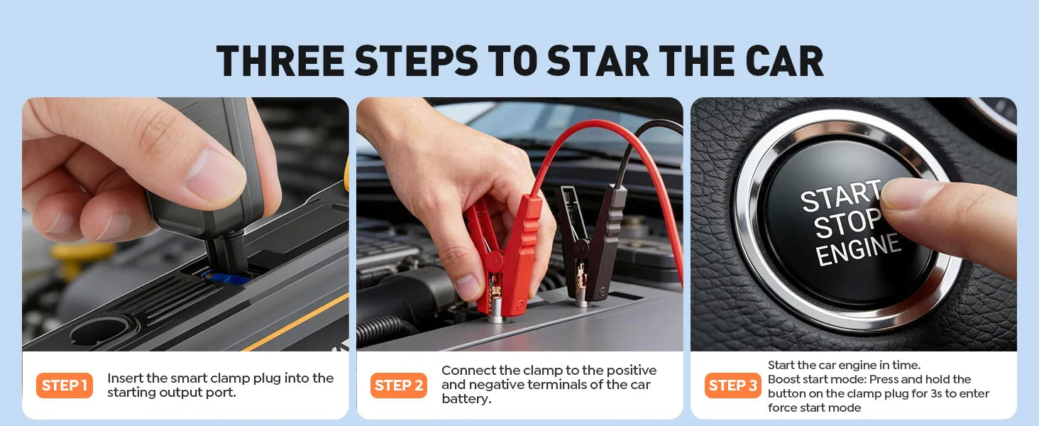 UTRAI 5 in 1 6000A Car Jump Starter 150PSI Air Pump PD30W Power Bank High-speed Airflow Dualmode For kayakingCar Battery Booster sayaragear
