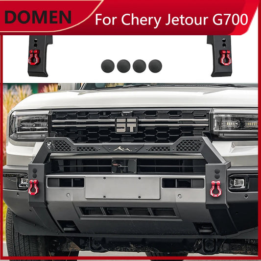 Off-road Car Cowshed  Protective Bumper For Jetour G700 2025 2026 Front Bumper Modified Anti-collision Bumper Accessories sayaragear