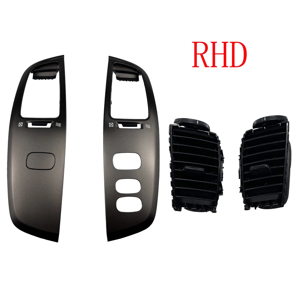 1 Pair Car Air Vent Outlet Dashboard Air fresh Window Panel for Toyota Land Cruiser 100 LC100 FJ100 Ujz100 2003-2007 LHD RHD sayaragear