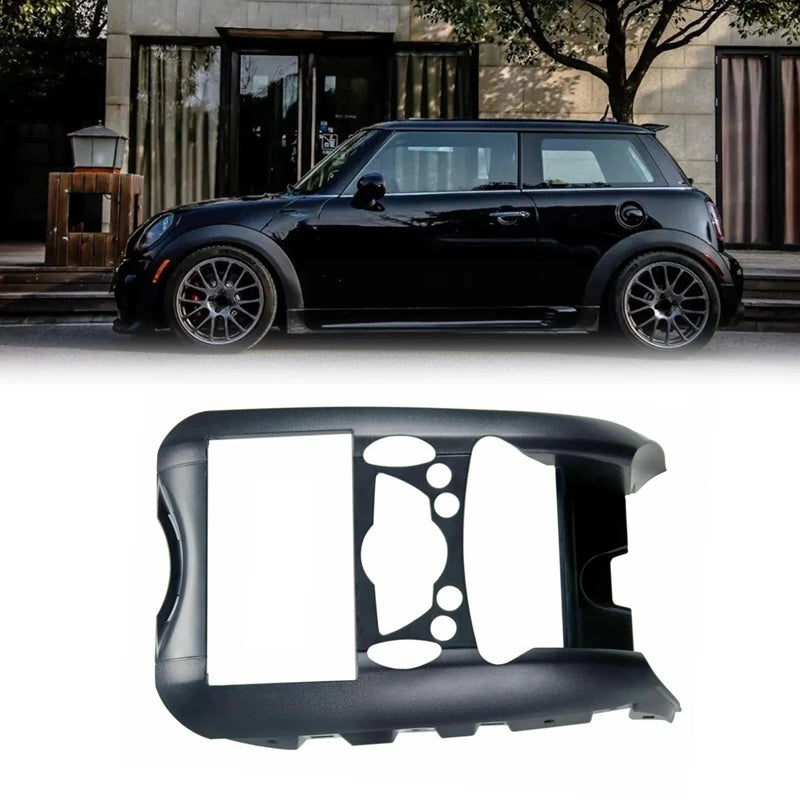 2 Din Car Radio DVD Player Fascia Frame for-BMW Mini Cooper R55 R56 R57 Trim Panel Installation Kit sayaragear